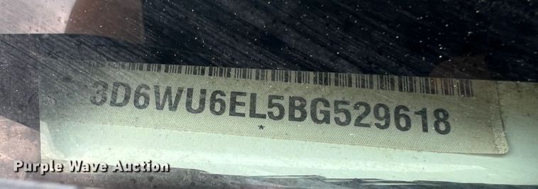 image for item JM9147 2011 Dodge Ram 4500  flatbed truck