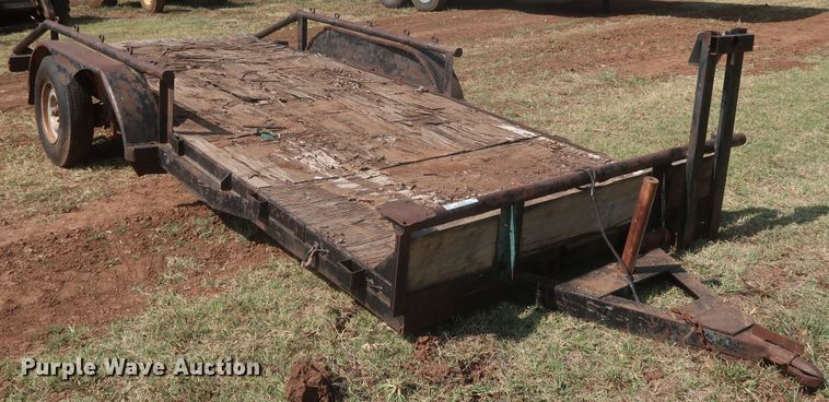 image for item JR9407 1981 Shop built  utility trailer