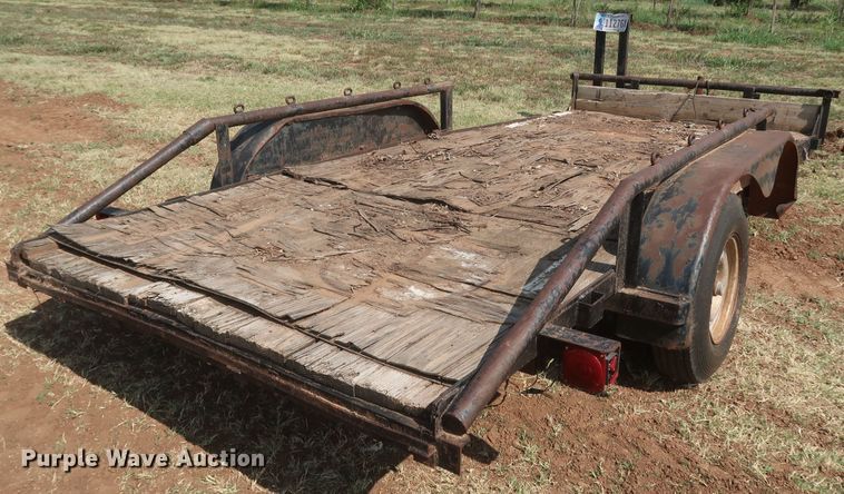 image for item JR9407 1981 Shop built  utility trailer