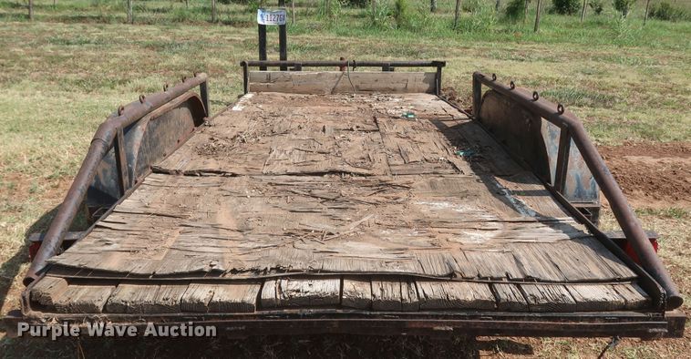 image for item JR9407 1981 Shop built  utility trailer