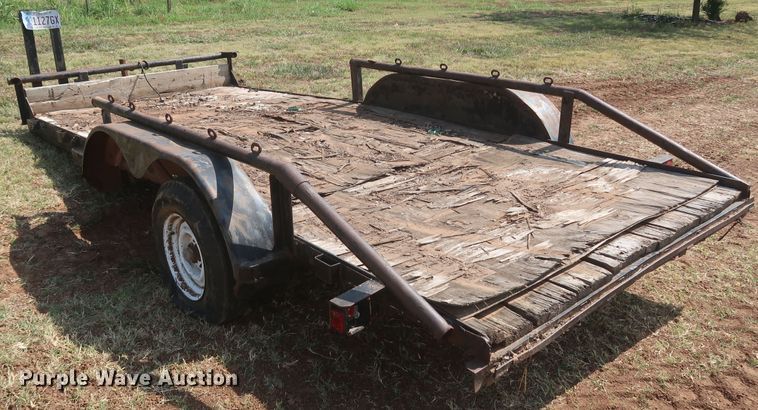 image for item JR9407 1981 Shop built  utility trailer