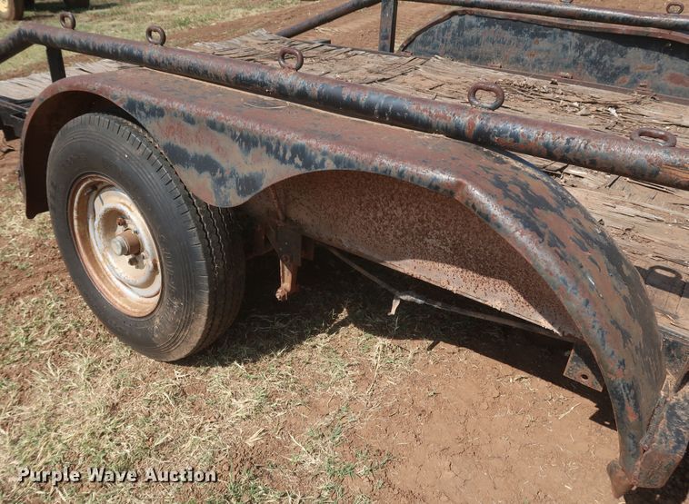 image for item JR9407 1981 Shop built  utility trailer