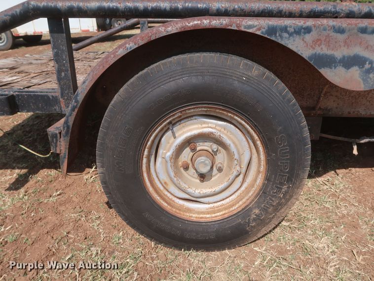 image for item JR9407 1981 Shop built  utility trailer