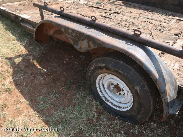 image for item JR9407 1981 Shop built  utility trailer