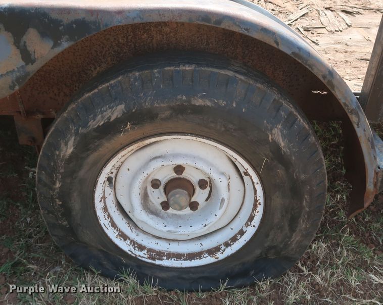 image for item JR9407 1981 Shop built  utility trailer