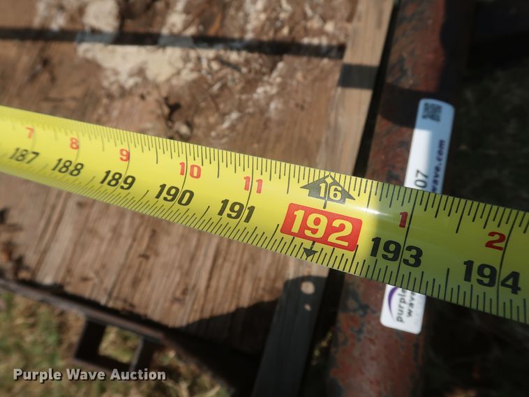 image for item JR9407 1981 Shop built  utility trailer