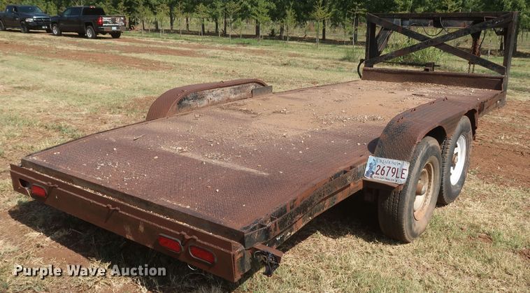 image for item JR9424 1985 WW GN20  equipment trailer