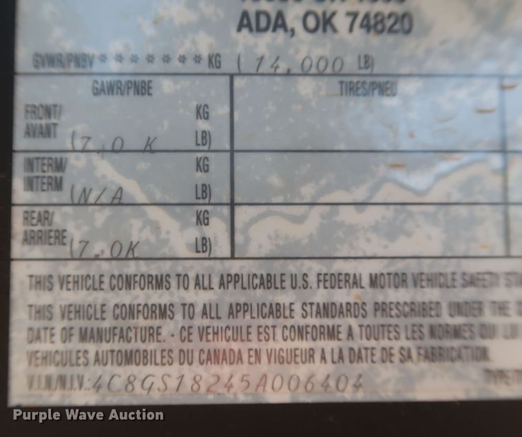 image for item JR9425 2005 May  equipment trailer