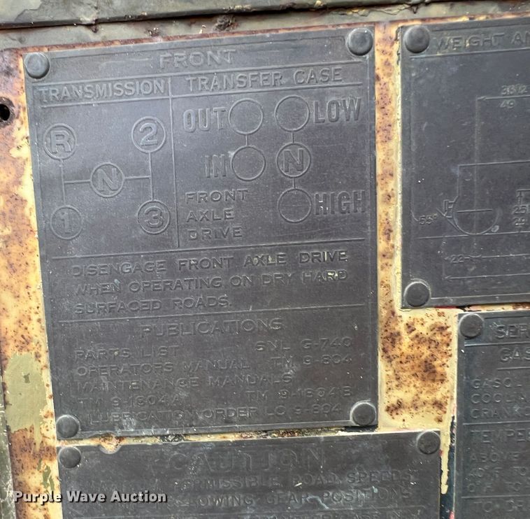 image for item JX9460 1951 Willy's Jeep M38  SUV