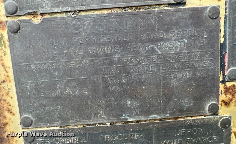 image for item JX9460 1951 Willy's Jeep M38  SUV