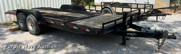 image for item JX9487 2015 Lonestar  tilt deck equipment trailer