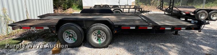 image for item JX9487 2015 Lonestar  tilt deck equipment trailer