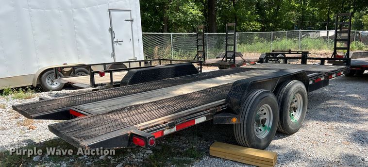 image for item JX9487 2015 Lonestar  tilt deck equipment trailer