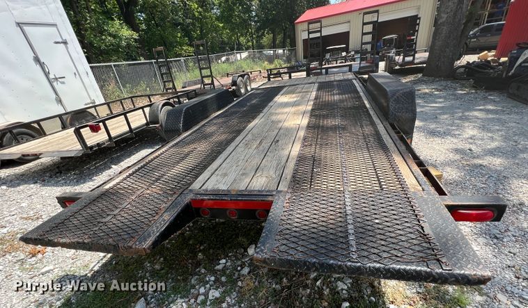 image for item JX9487 2015 Lonestar  tilt deck equipment trailer