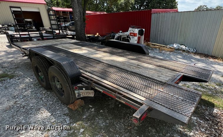 image for item JX9487 2015 Lonestar  tilt deck equipment trailer