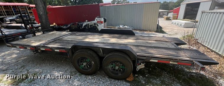 image for item JX9487 2015 Lonestar  tilt deck equipment trailer