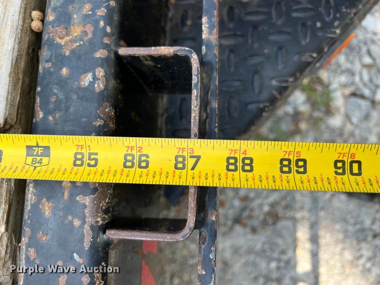 image for item JX9487 2015 Lonestar  tilt deck equipment trailer