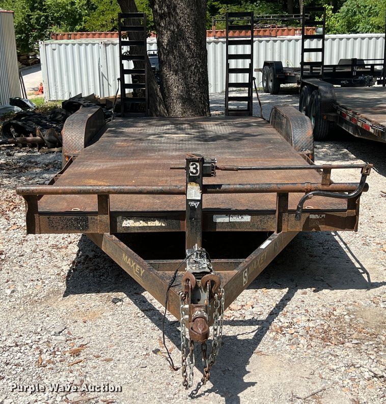 image for item JX9490 2010 Maxey  equipment trailer