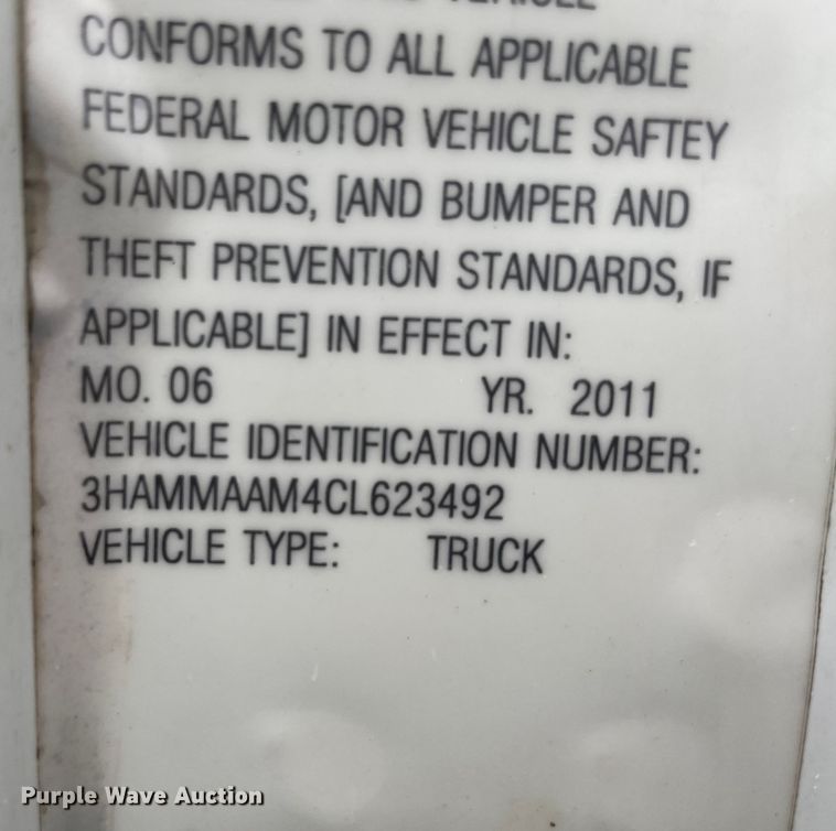 image for item KE9335 2012 International 4300  dump flatbed truck