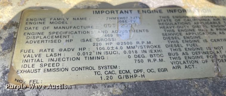 image for item KF9576 2008 Hino  box truck