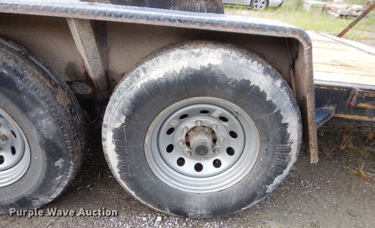 image for item KF9590 2018 Heartland Trailer Mfg.  equipment trailer