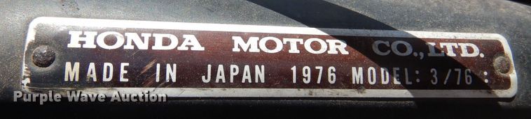 image for item KI9197 1976 Honda MR175  motorcycle