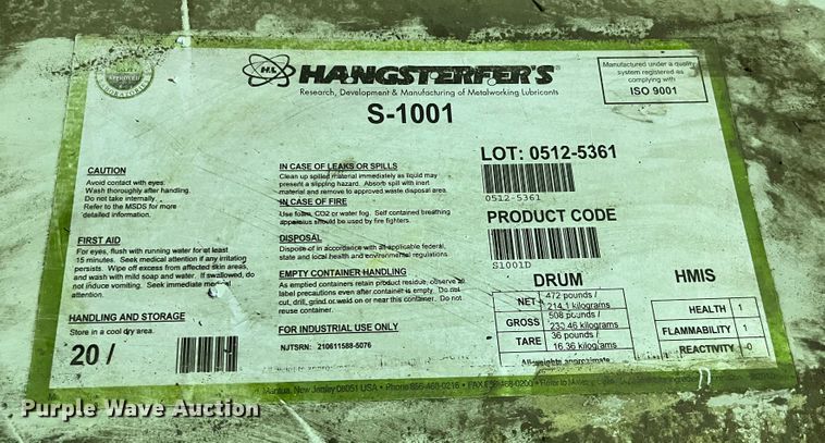 image for item LD9590 (3) barrels of lubricant