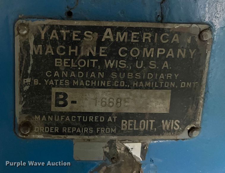 image for item LD9605 Yates American  bandsaw