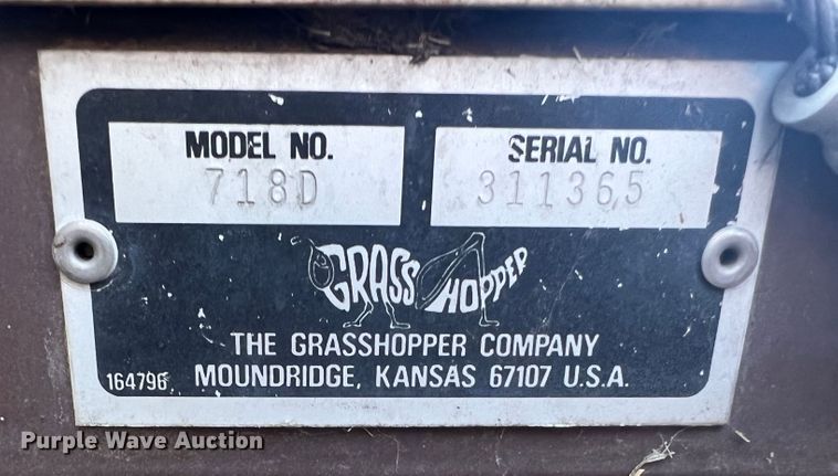 image for item LI9420 Grasshopper 718D  ZTR lawn mower