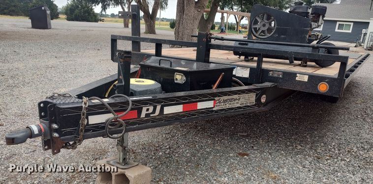 image for item LK9087 2018 PJ  tilt deck equipment trailer