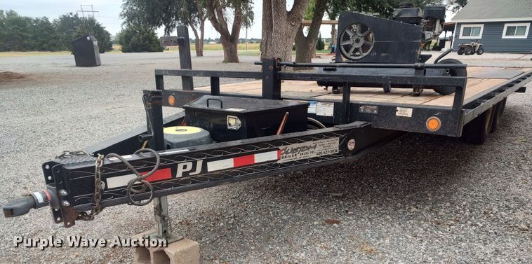 image for item LK9087 2018 PJ  tilt deck equipment trailer