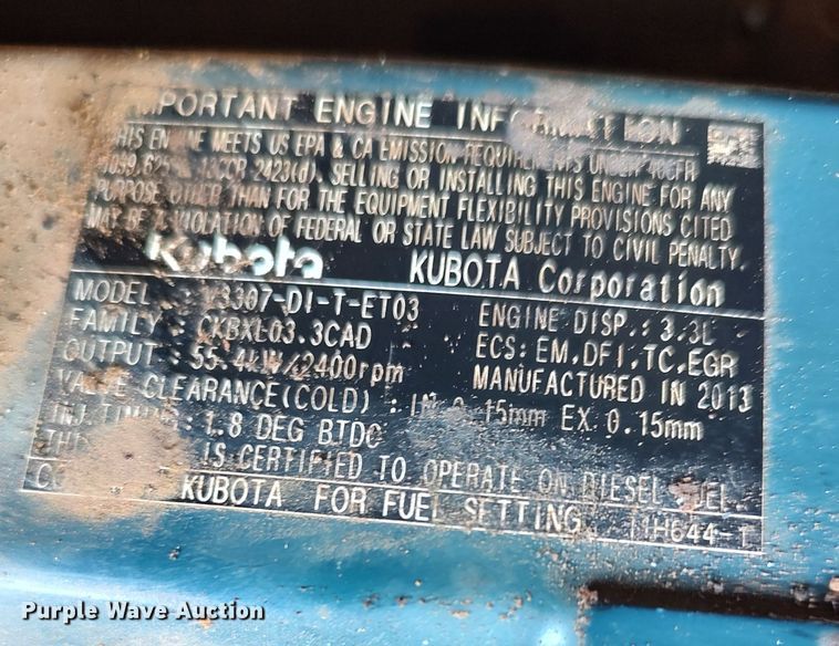 image for item LK9099 2014 Bobcat S650  skid steer loader