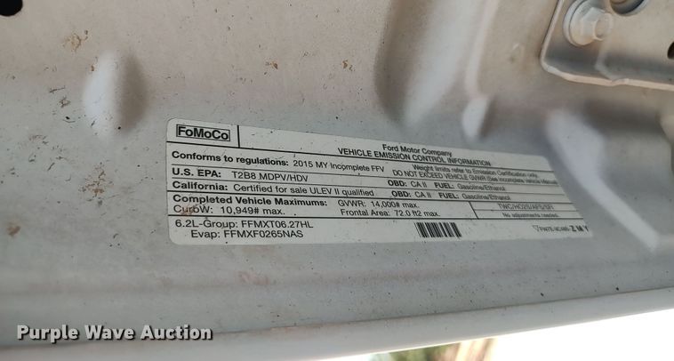 image for item LK9157 2015 Ford F350 Super Duty XL  flatbed pickup truck