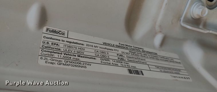 image for item LK9159 2016 Ford F350 Super Duty XL  flatbed pickup truck