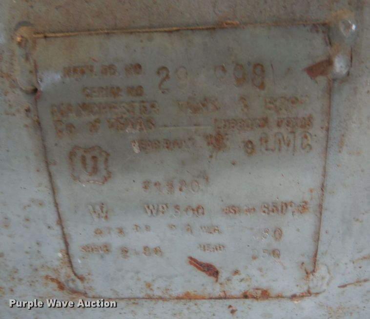 image for item LS9853 Shop built  air compressor