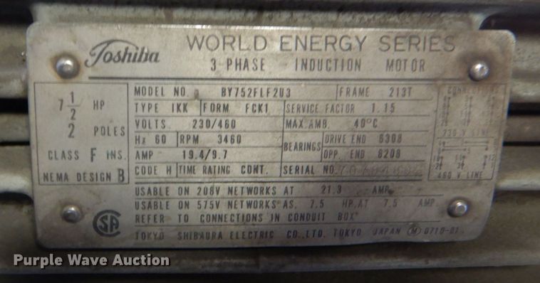 image for item LS9853 Shop built  air compressor