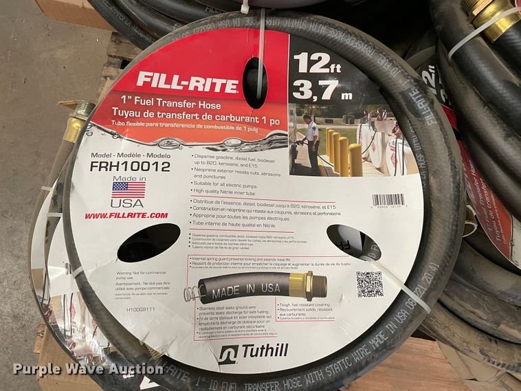image for item MJ9041 Fill-Rite FRH10012  Approximately 18 fuel transfer hoses