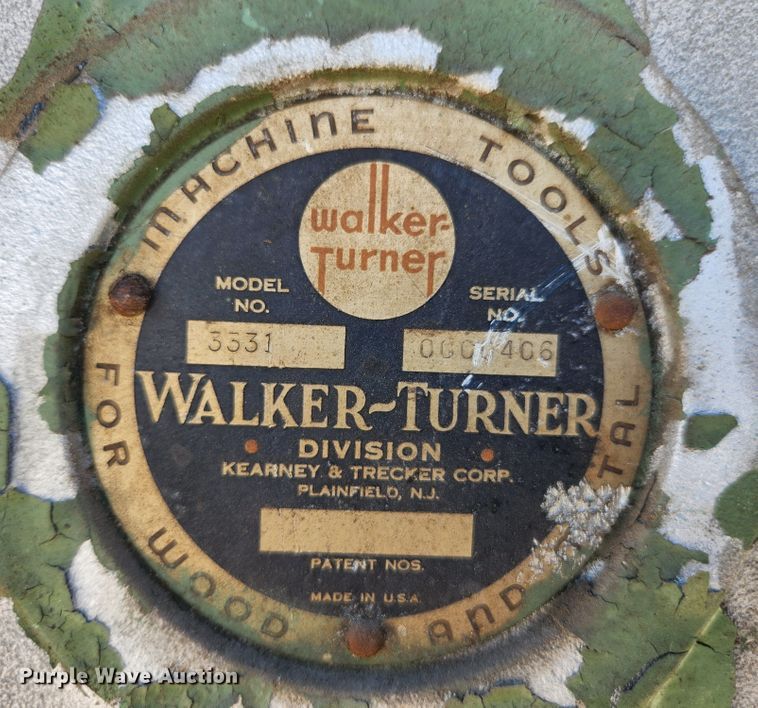 image for item MK9218 Walker Turner 3331  band saw