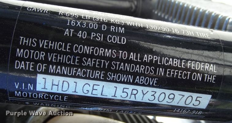 image for item MR9541 1994 Harley Davidson FXDWG  motorcycle