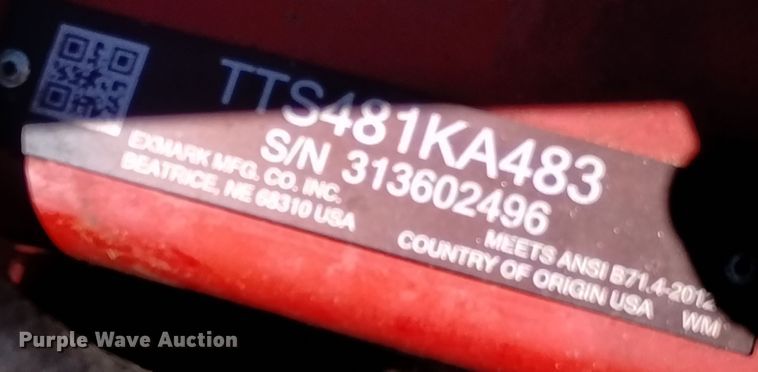 image for item MR9544 Exmark Turf Tracer  lawn mower