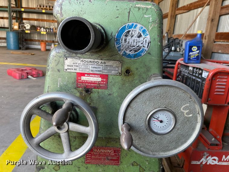 image for item MU9074 1995 Roundo  sheet metal roller