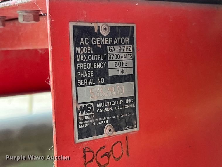 image for item MU9075 (2) generators