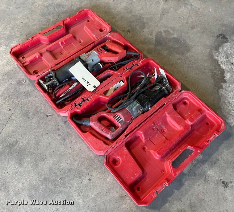 image for item MU9077 (2) Milwaukee reciprocating saws