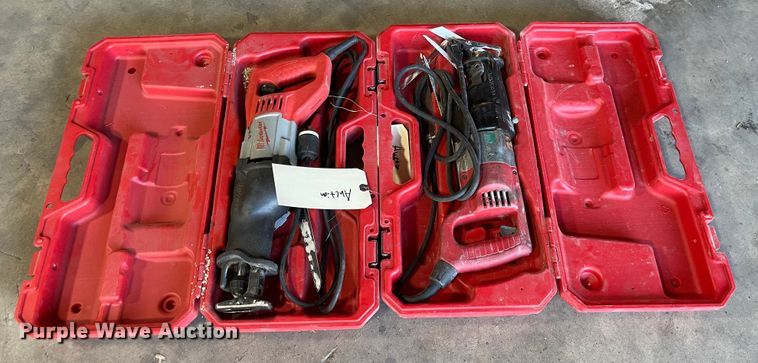 image for item MU9077 (2) Milwaukee reciprocating saws