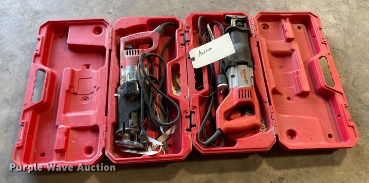 image for item MU9077 (2) Milwaukee reciprocating saws
