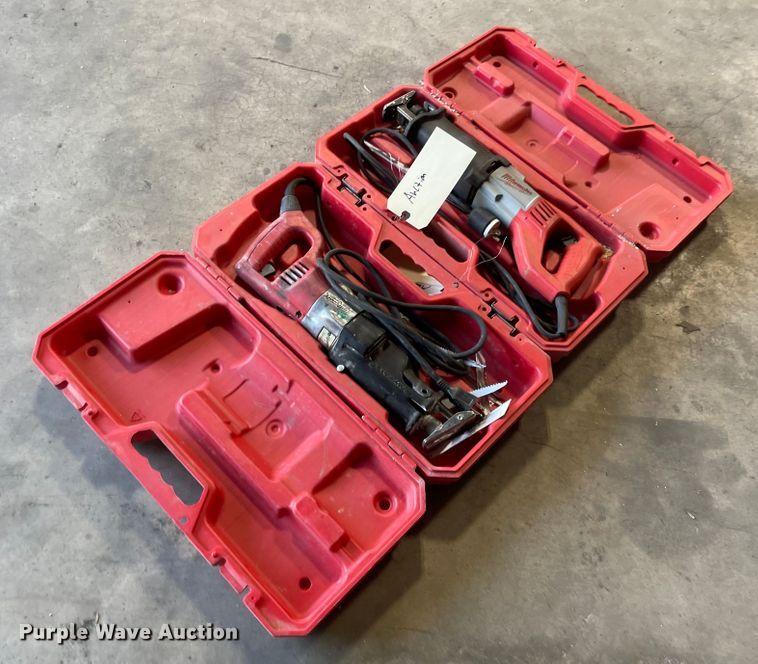 image for item MU9077 (2) Milwaukee reciprocating saws