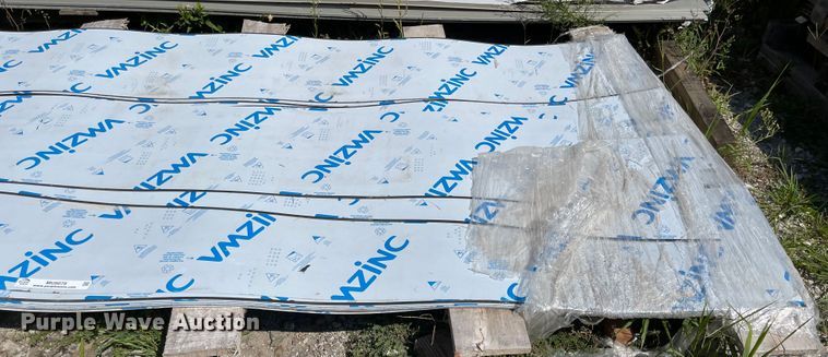 image for item MU9079 Approximately 50 sheets of anodized aluminum sheet metal