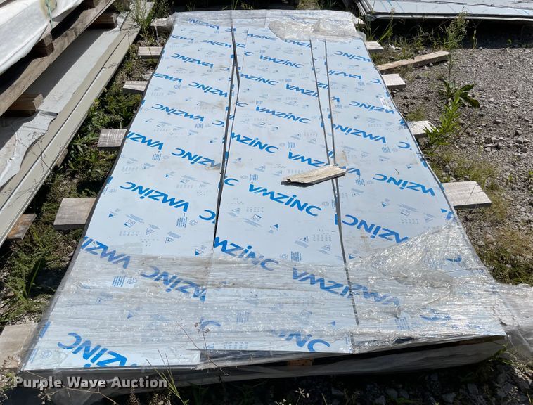 image for item MU9079 Approximately 50 sheets of anodized aluminum sheet metal