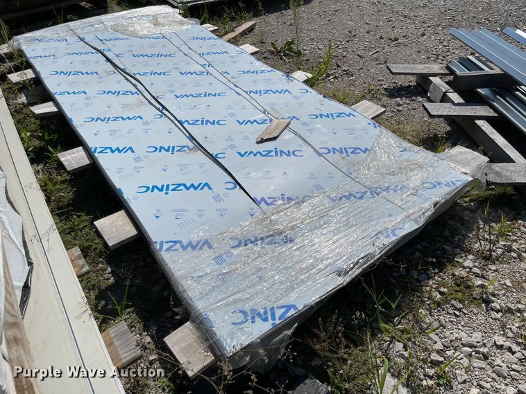 image for item MU9079 Approximately 50 sheets of anodized aluminum sheet metal