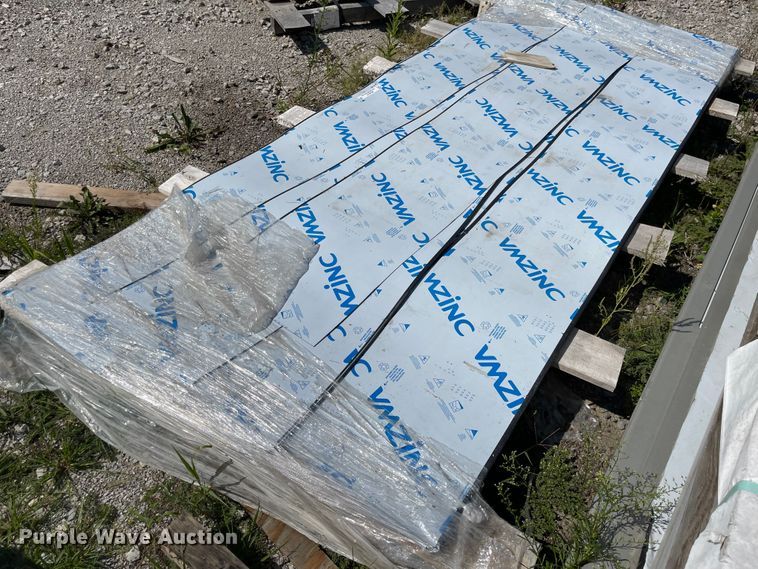 image for item MU9079 Approximately 50 sheets of anodized aluminum sheet metal